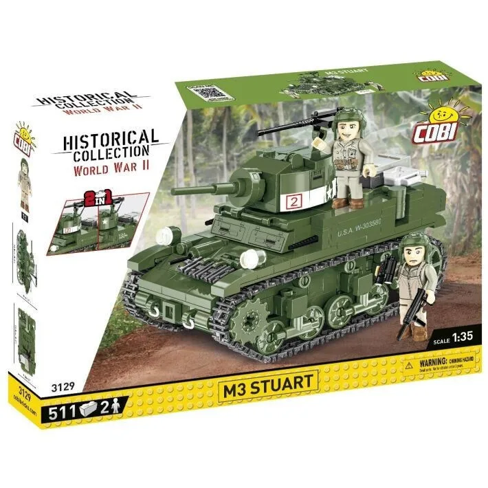 20250415124427_cobi_touvlakia_m3_stuart_511tmch Cobi Τουβλάκια M3 Stuart 511τμχ - Image 1