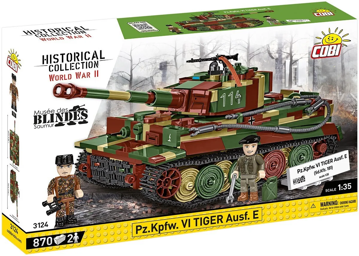20250416170627_cobi_touvlakia_pz_kpfw_vi_tiger_ausf_e_870tmch Cobi Τουβλάκια Pz.kpfw. Vi Tiger Ausf. E 870τμχ - Image 1