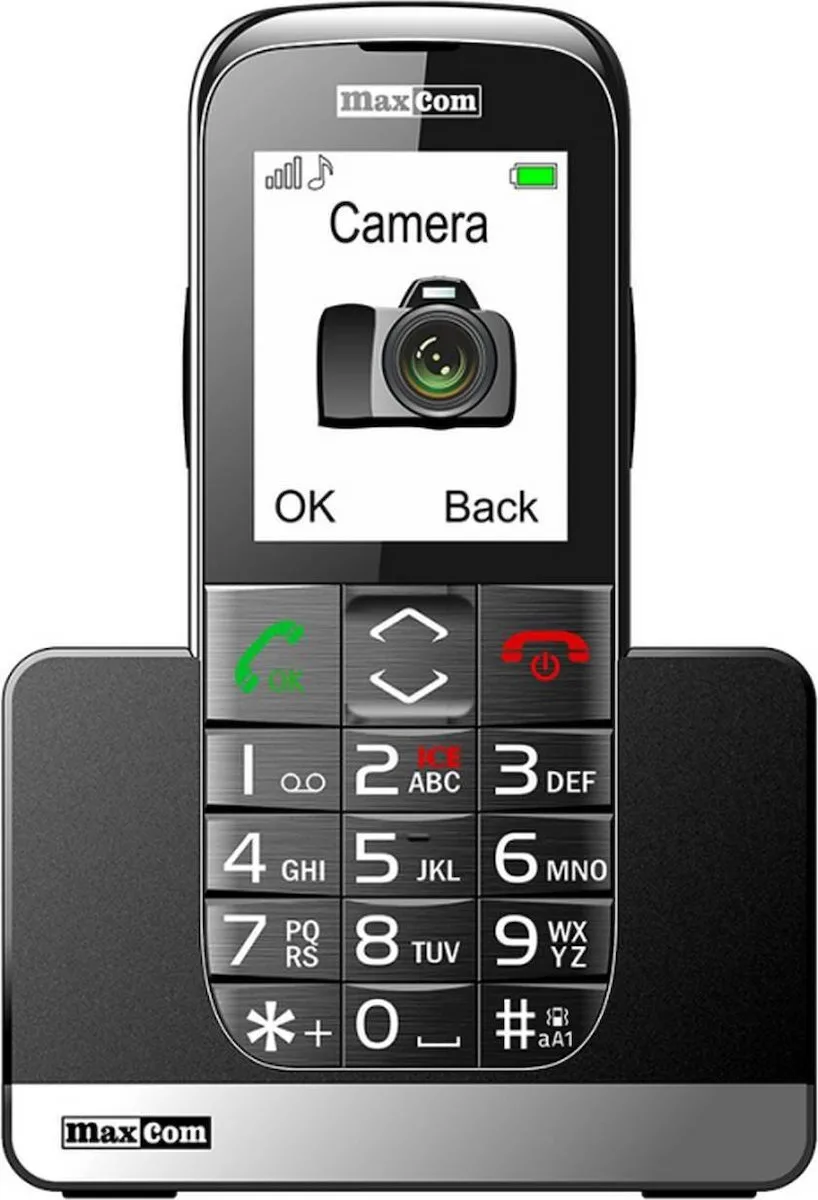 20250424093429_maxcom_mm_720_se_single_sim_kinito_me_koumpia_mayro MaxCom MM 720 SE Single SIM Κινητό με Κουμπιά (Αγγλικό Μενού) Μαύρο - Image 1