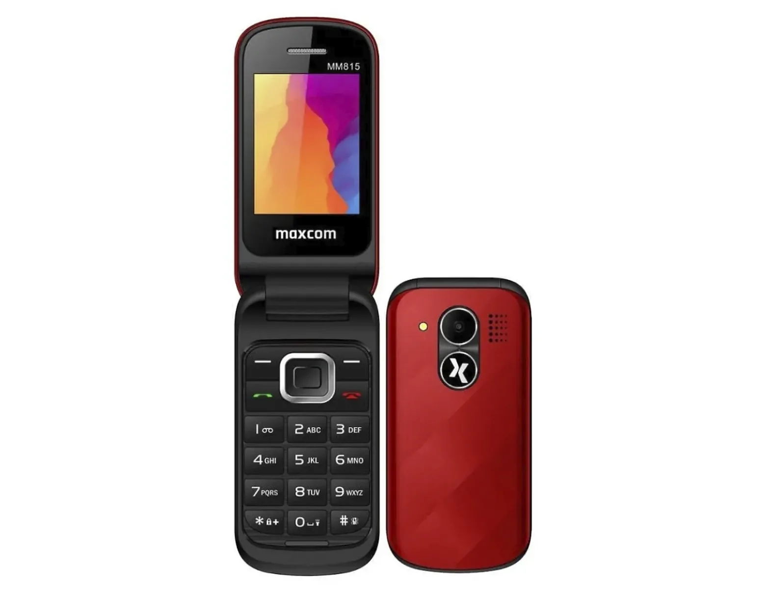20250424164814_maxcom_mm815_dual_sim_kinito_me_megala_koumpia_kokkino MaxCom MM815 Dual SIM Κινητό με Μεγάλα Κουμπιά Κόκκινο - Image 1