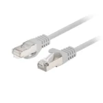 Lanberg U/UTP Cat.6 Καλώδιο Δικτύου Ethernet 0.5m Γκρι 1τμχ PCF6-20CC-0050-S