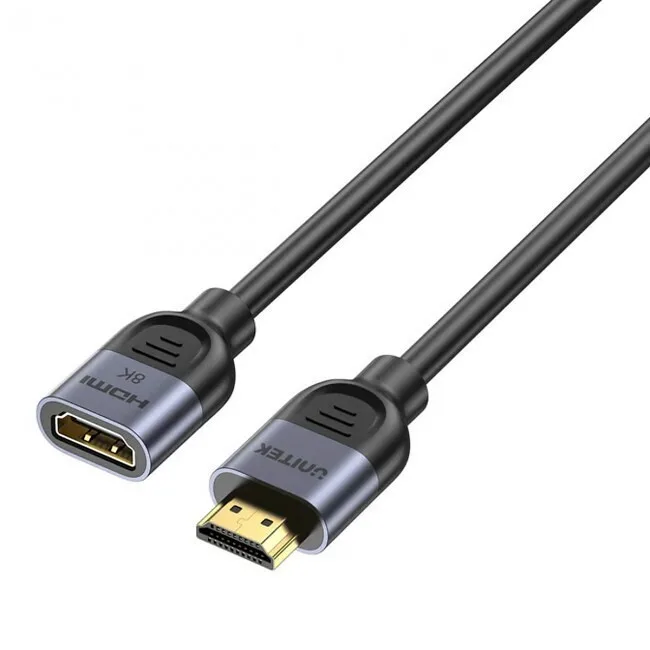 20250430153721_unitek_hdmi_2_1_cable_hdmi_male_hdmi_female_3m_mayro_c11091agy01_3m Unitek HDMI 2.1 Cable HDMI male - HDMI female 3m Μαύρο C11091A - Image 1