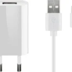 Goobay Φορτιστής με Θύρα USB-A και Καλώδιο USB-C 5W Λευκός (45300)