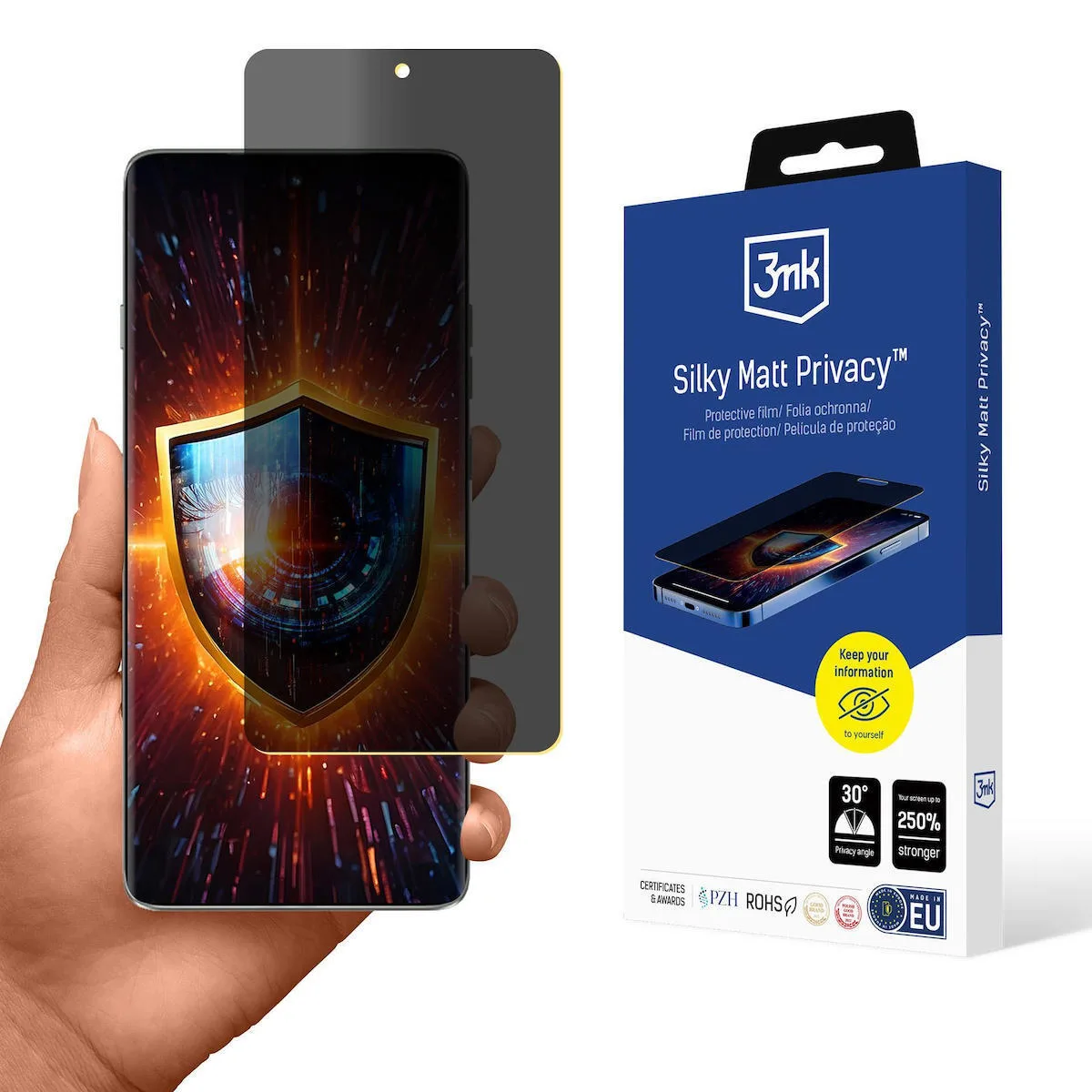 20250502101749_3mk_privacy_mat_screen_protector_motorola_edge_60_pro_3mk 3MK Privacy Ματ Screen Protector (Motorola Edge 60 Pro - 3mk) - Image 1