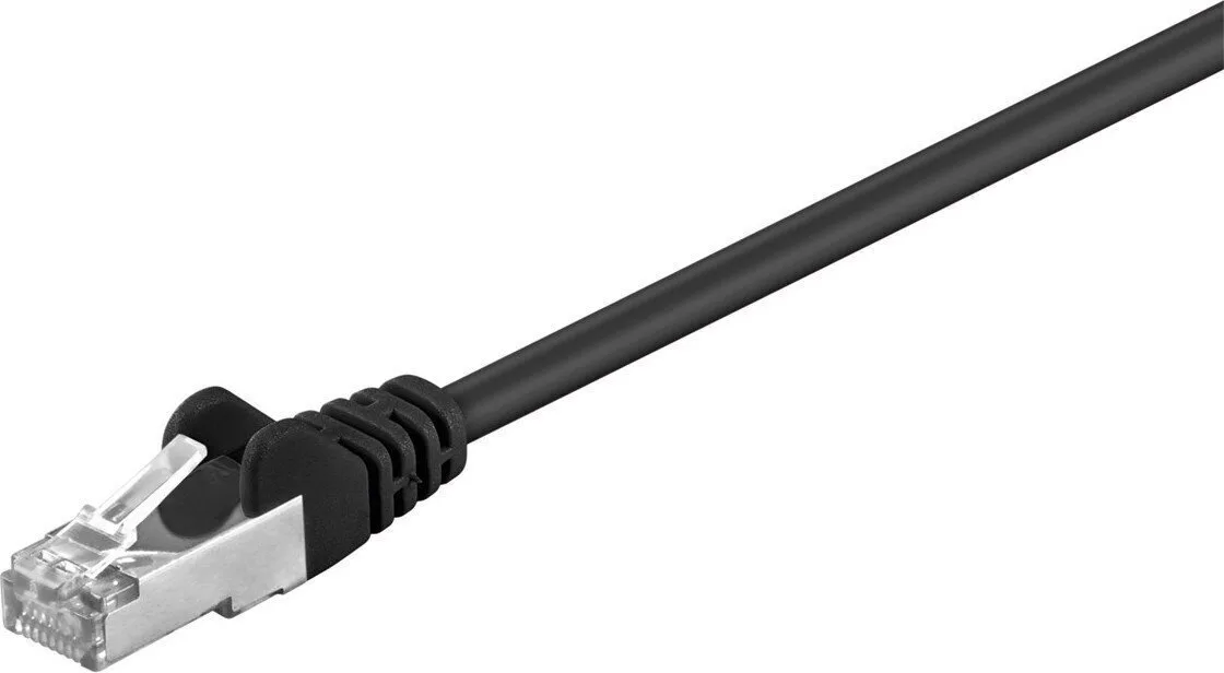20250502122431_goobay_sf_utp_cat_5e_kalodio_diktyou_ethernet_3m_mayro_1tmch_68671 Goobay SF/UTP Cat.5e Καλώδιο Δικτύου Ethernet 3m Μαύρο 1τμχ 68671 - Image 1
