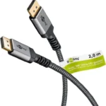 Goobay Cable DisplayPort male - DisplayPort male 2m Γκρι (75680)