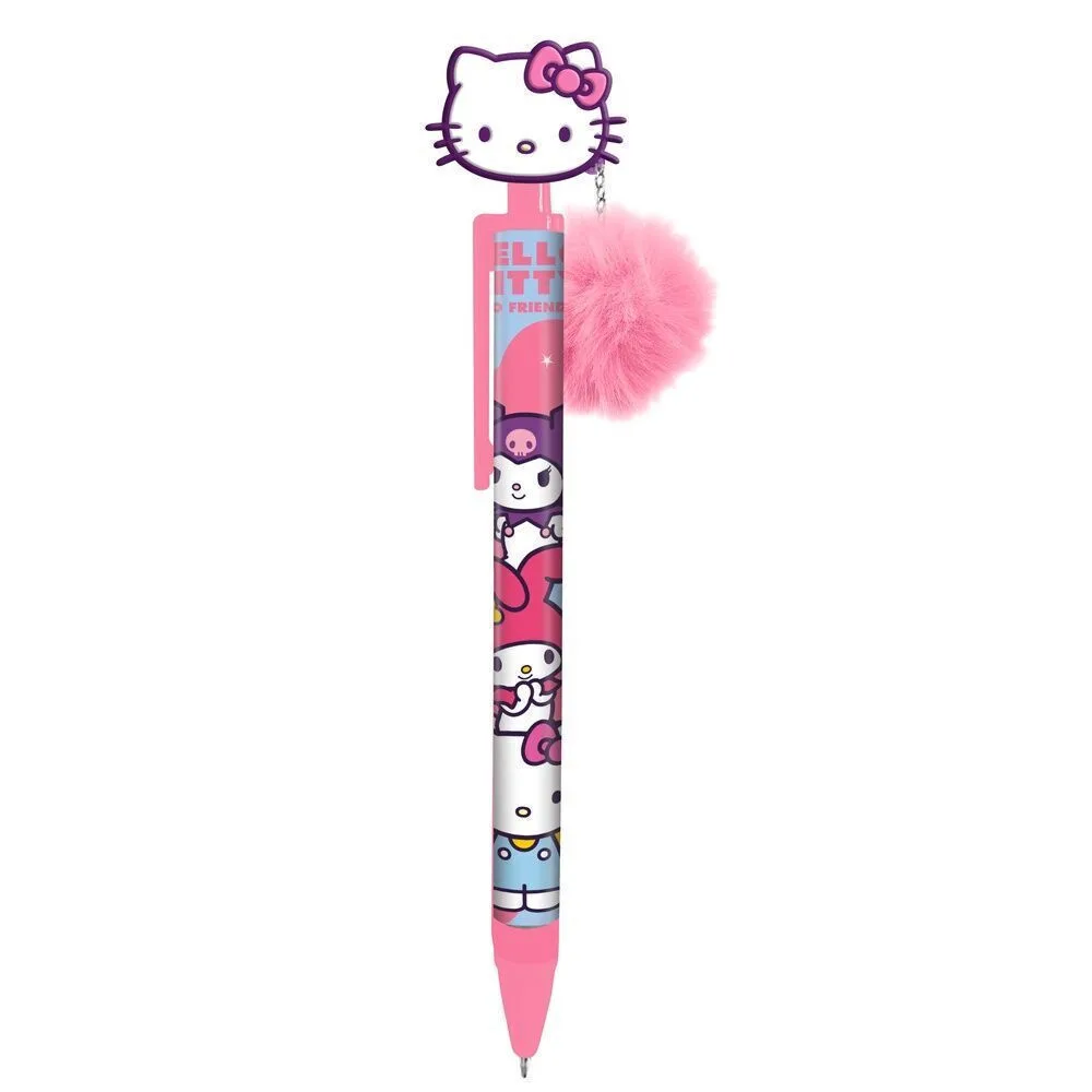 20250507164746_kids_licensing_hello_kitty_and_friends_stylo_me_mple_melani Kids Licensing Hello Kitty and Friends Στυλό Ballpoint Πολύχρωμο με Μπλε Μελάνι - Image 1