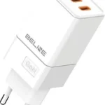 Beline Φορτιστής Χωρίς Καλώδιο GaN με Θύρα USB-A και 2 Θύρες USB-C 65W Power Delivery / Quick Charge 3.0 Λευκός (BLN3CW65)