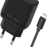 Beline Φορτιστής με Θύρα USB-C και Καλώδιο USB-C - Lightning 30W Power Delivery Μαύρος (U03)