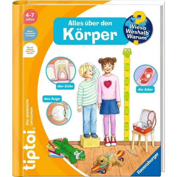 Ravensburger Wieso? Weshalb? Warum? Όλα Για Το Σώμα Εκπαιδευτικό Παιχνίδι Γνώσεων για 4-7 Ετών 49228 - Image 1