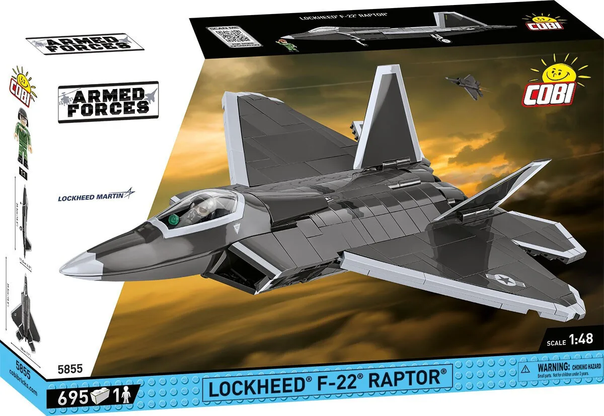 Cobi Τουβλάκια Armed Forces Lockheed F-22 Raptor για 7+ Ετών 695τμχ - Image 1