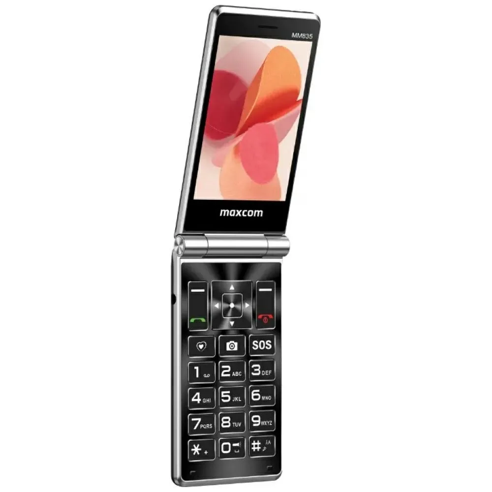20250514163909_maxcom_mm835_dual_sim_kinito_me_koumpia_mayro MaxCom MM835 Dual SIM Κινητό με Κουμπιά Μαύρο - Image 1