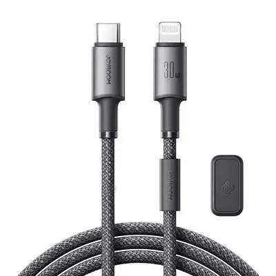 Joyroom S-A50 Unlimited Series Μαγνητικό USB-C to Lightning Cable 60W Γκρι 1.2m (S-A50 C L) - Image 1