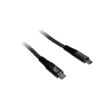 Inter-Tech USB 2.0 Cable USB-C male - USB-C 240W PD Μαύρο 3m