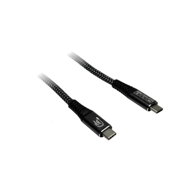 Inter-Tech USB 2.0 Cable USB-C male - USB-C 240W PD Μαύρο 3m