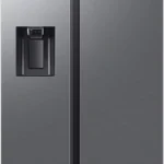 Samsung Ψυγείο Ντουλάπα 640lt Total NoFrost Υ178.4xΠ91.2xΒ72.6εκ. Ασημί RS70F65KETEF