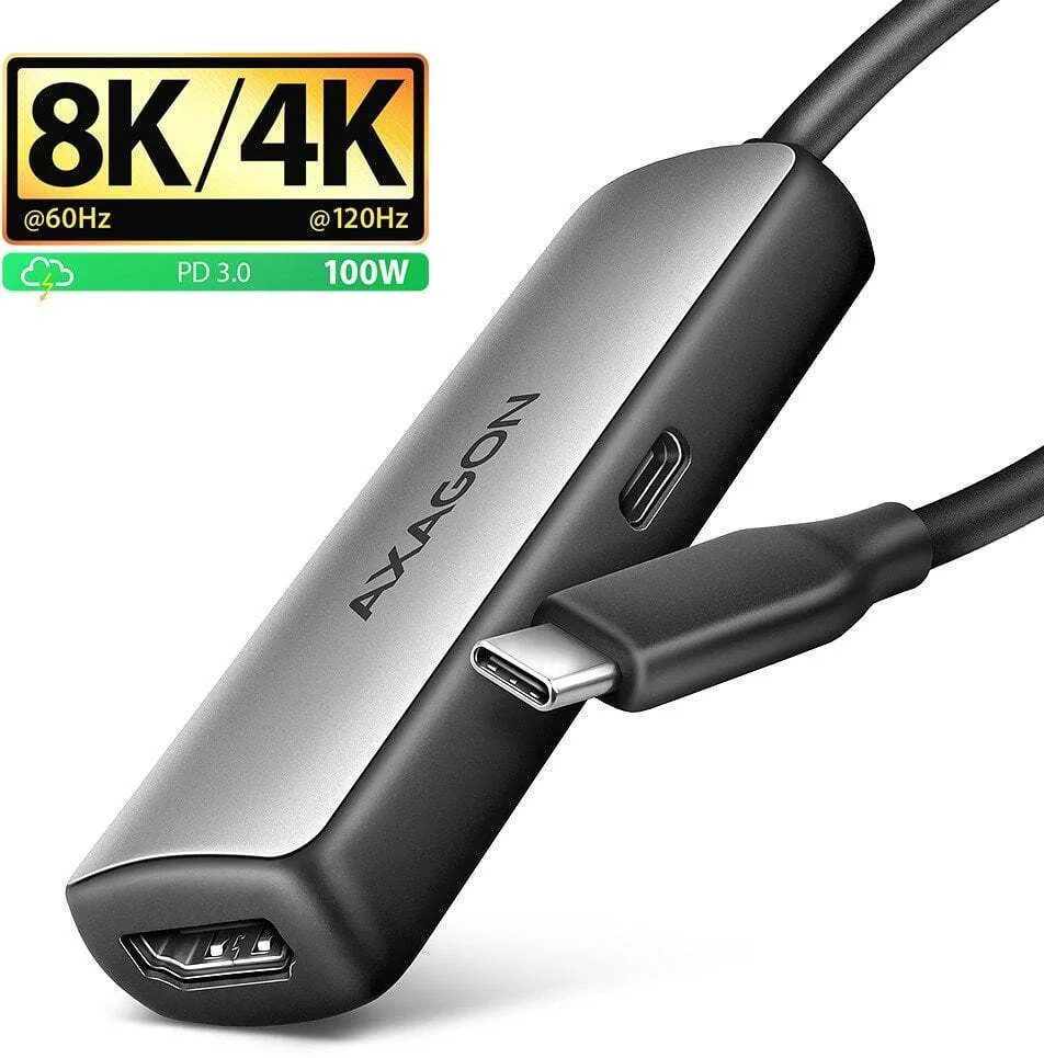 20250611114840_axagon_metatropeas_usb_c_hdmi_displayport_thunderbolt_male_se_hdmi_female_1tmch Axagon Μετατροπέας USB-C / HDMI / DisplayPort / Thunderbolt male σε HDMI female 1τμχ - Image 1