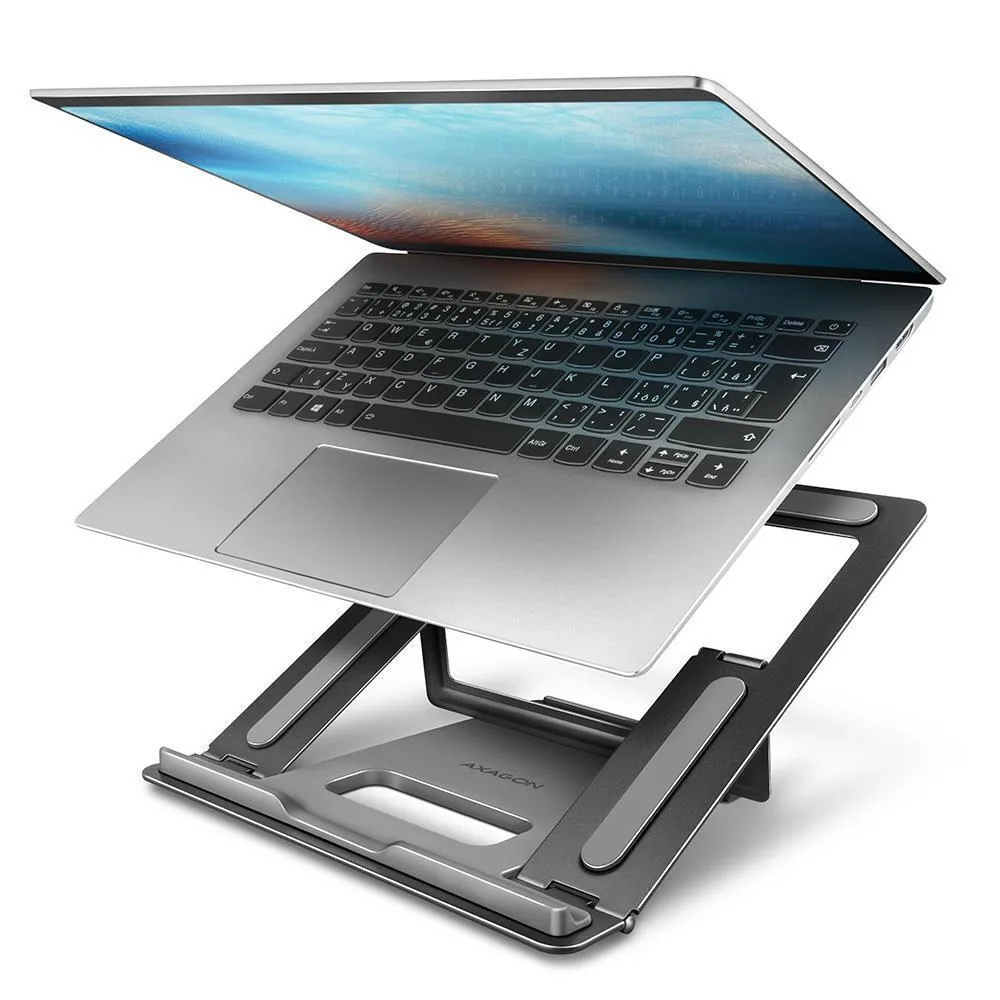 20250612144935_axagon_vasi_stirixis_gia_laptop_eos_16_gri Axagon Βάση Στήριξης για Laptop έως 16" Γκρι STND-L - Image 1