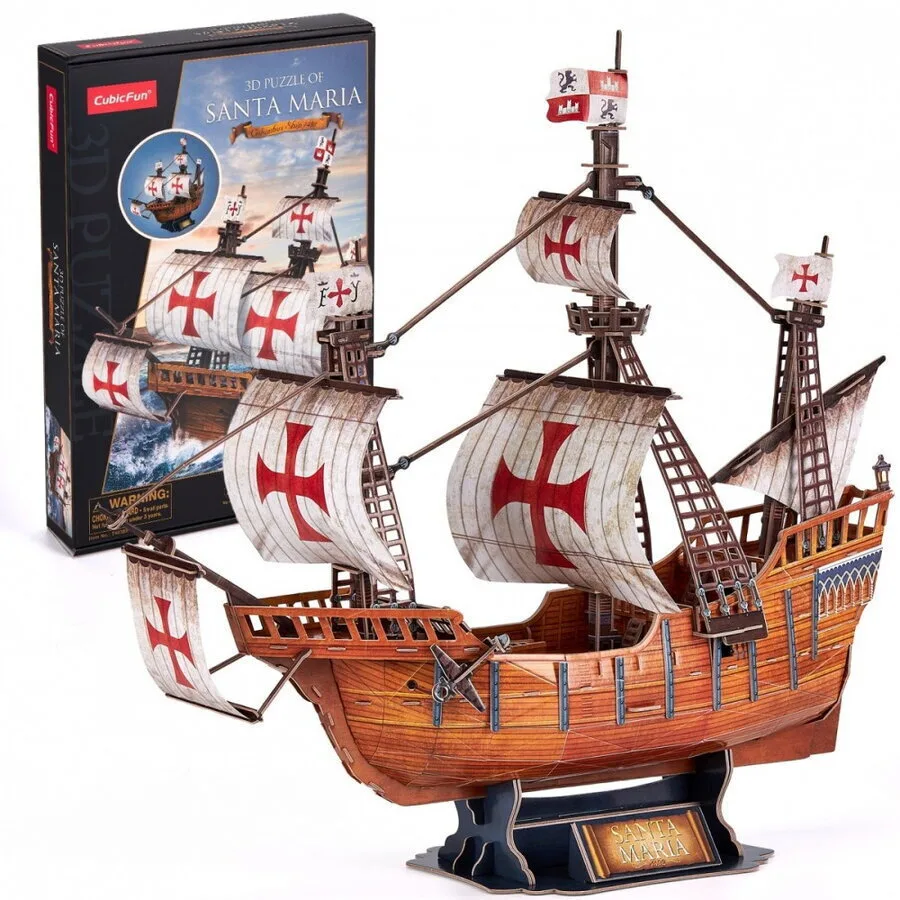 20250613160001_cubic_fun_cubic_fun_puzzle_3d_santa_maria Cubic Fun Cubic Fun Puzzle 3d Santa Maria - Image 1