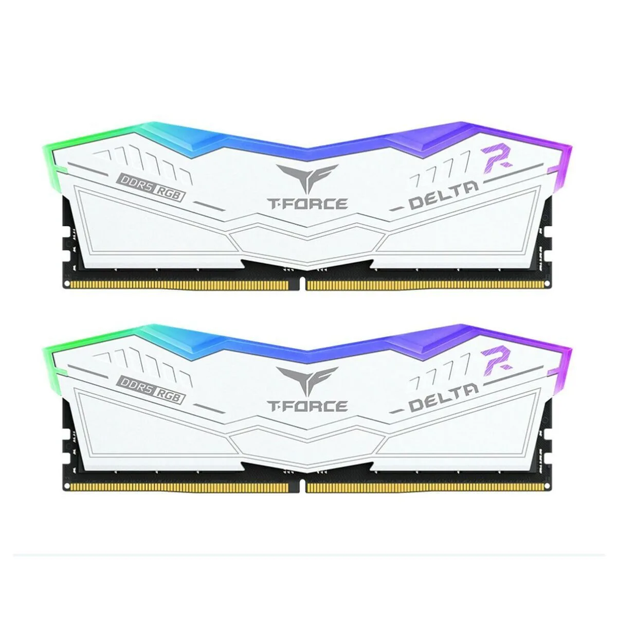 TeamGroup Delta RGB DDR5 32GB RAM με 2x16GB Modules και Ταχύτητα 6400 για Desktop FF4D532G6400HC32ADC01 - Image 1