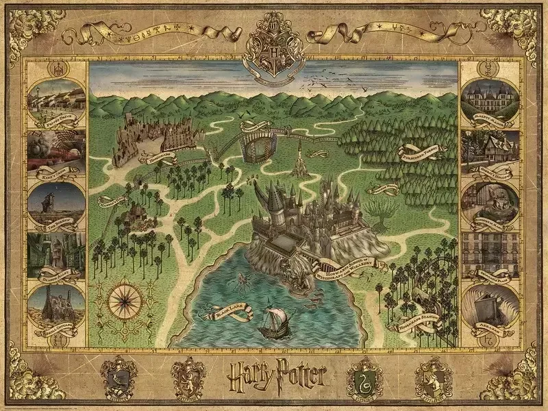 20250616151056_ravensburger_puzzle_120007203_harry_potter_hogwarts_map_1500_pieces Ravensburger Puzzle 120007203 Harry Potter Hogwarts Map 1500 Pieces - Image 1