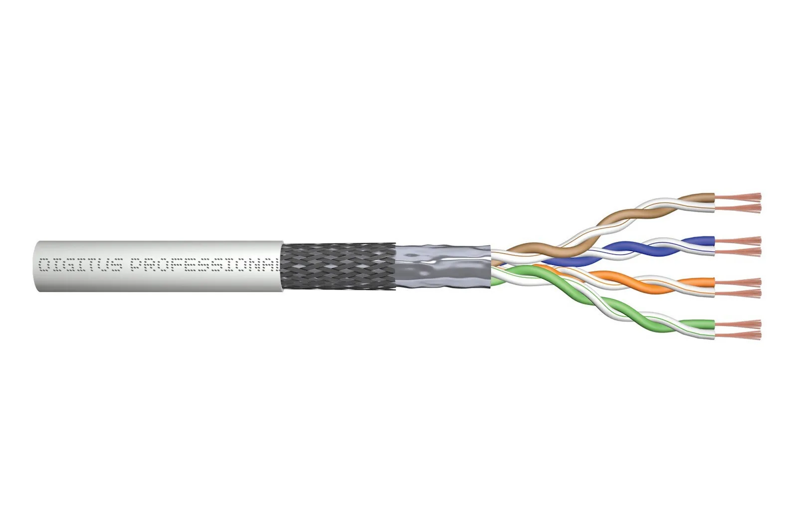 Digitus SF/UTP Cat.5e Καλώδιο Δικτύου Ethernet 100m Γκρι 1τμχ DK-1531-P-1-1 - Image 1