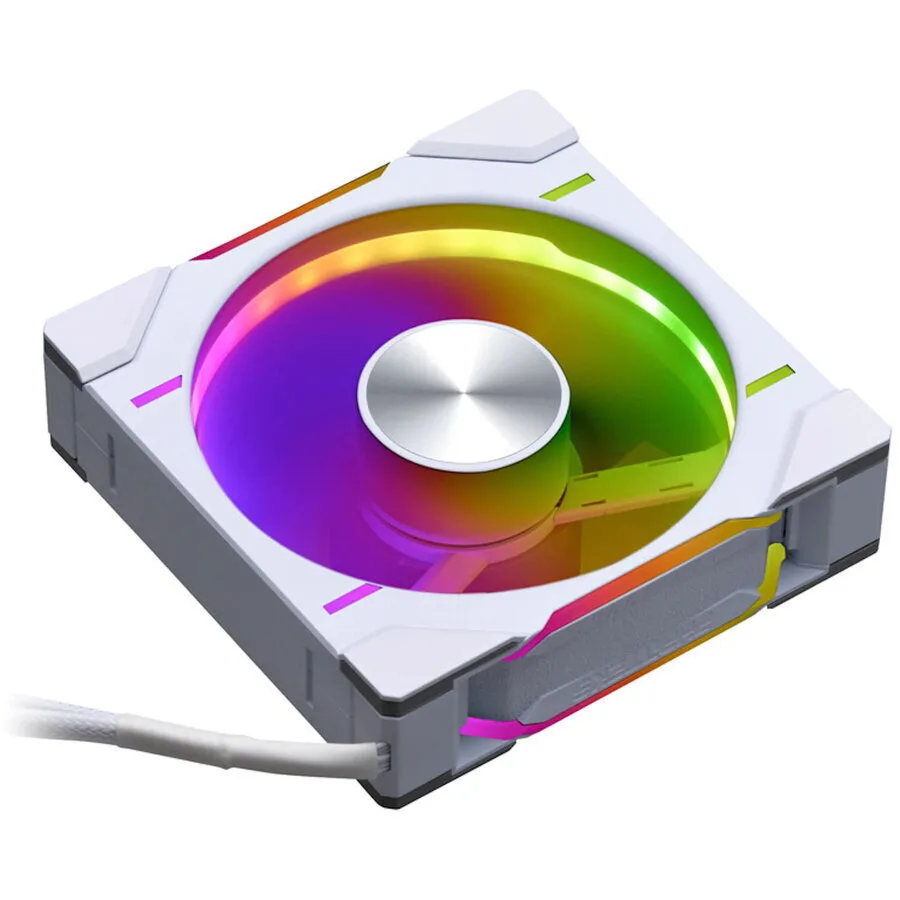 Phanteks PH-F120D30 Case Fan με ARGB Φωτισμό και Σύνδεση 4-Pin PWM Regular White - Image 1