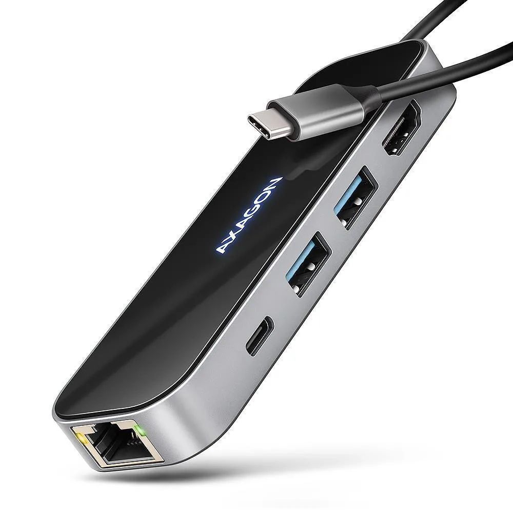 20250618165838_axagon_usb_c_docking_station_me_hdmi_4k_pd_ethernet_mayro_hmc_6gln Axagon USB-C Docking Station με HDMI 4K PD Ethernet Μαύρο (HMC-6GLN) - Image 1
