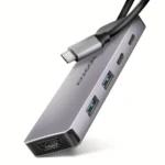 Axagon HMC-5H60 USB-C Docking Station με HDMI 4K PD Γκρι