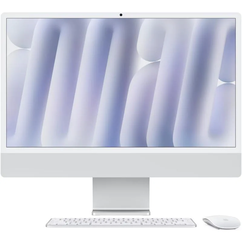 Apple IMac 24" 2024 (M4-8-Core/16GB/256GB SSD/8-Core GPU/macOS) Silver International English - Image 1