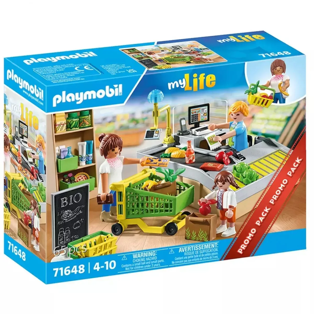Playmobil MyLife Ταμείο Βιολογικού Καταστήματος για 4-10 ετών 71648 - Image 1