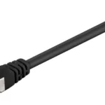 Goobay S/FTP Cat.6a Καλώδιο Δικτύου Ethernet 2m Μαύρο 1τμχ 93746