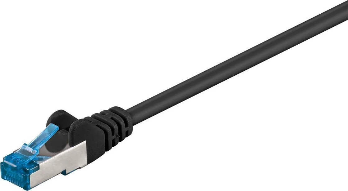20250701152005_goobay_s_ftp_cat_6a_cable_2m_mayro_93746 Goobay S/FTP Cat.6a Καλώδιο Δικτύου Ethernet 2m Μαύρο 1τμχ 93746 - Image 1