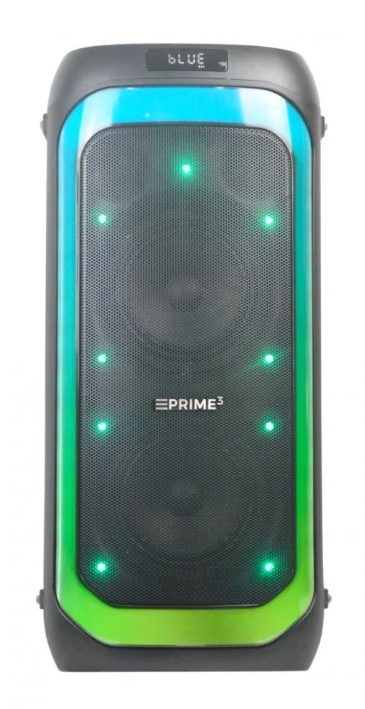 Prime3 Ηχείο Karaoke με Ασύρματο Μικρόφωνο και Εφέ Φωτισμού APS61 Μαύρο - Image 1
