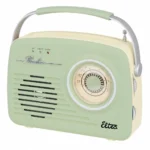 Eltra Luiza Retro Sp-11 Retro Φορητό Ραδιόφωνο Μπαταρίας με USB Πράσινο