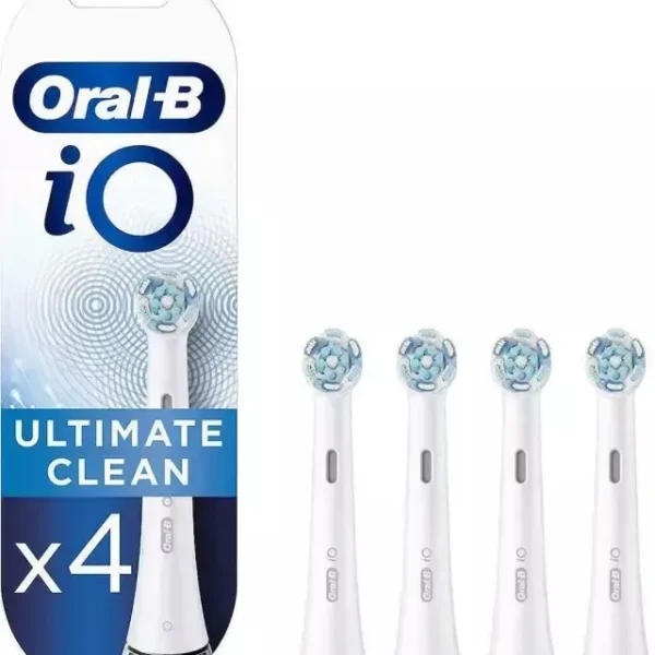 Oral-B iO Ultimate Clean Ανταλλακτικές Κεφαλές για Ηλεκτρική Οδοντόβουρτσα 4τμχ