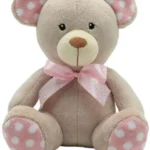 Beige Dotted Plush Toy 25 Cm