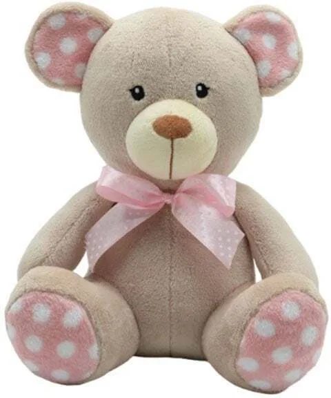 20250710132853_beige_dotted_plush_toy_25_cm Beige Dotted Plush Toy 25 Cm - Image 1