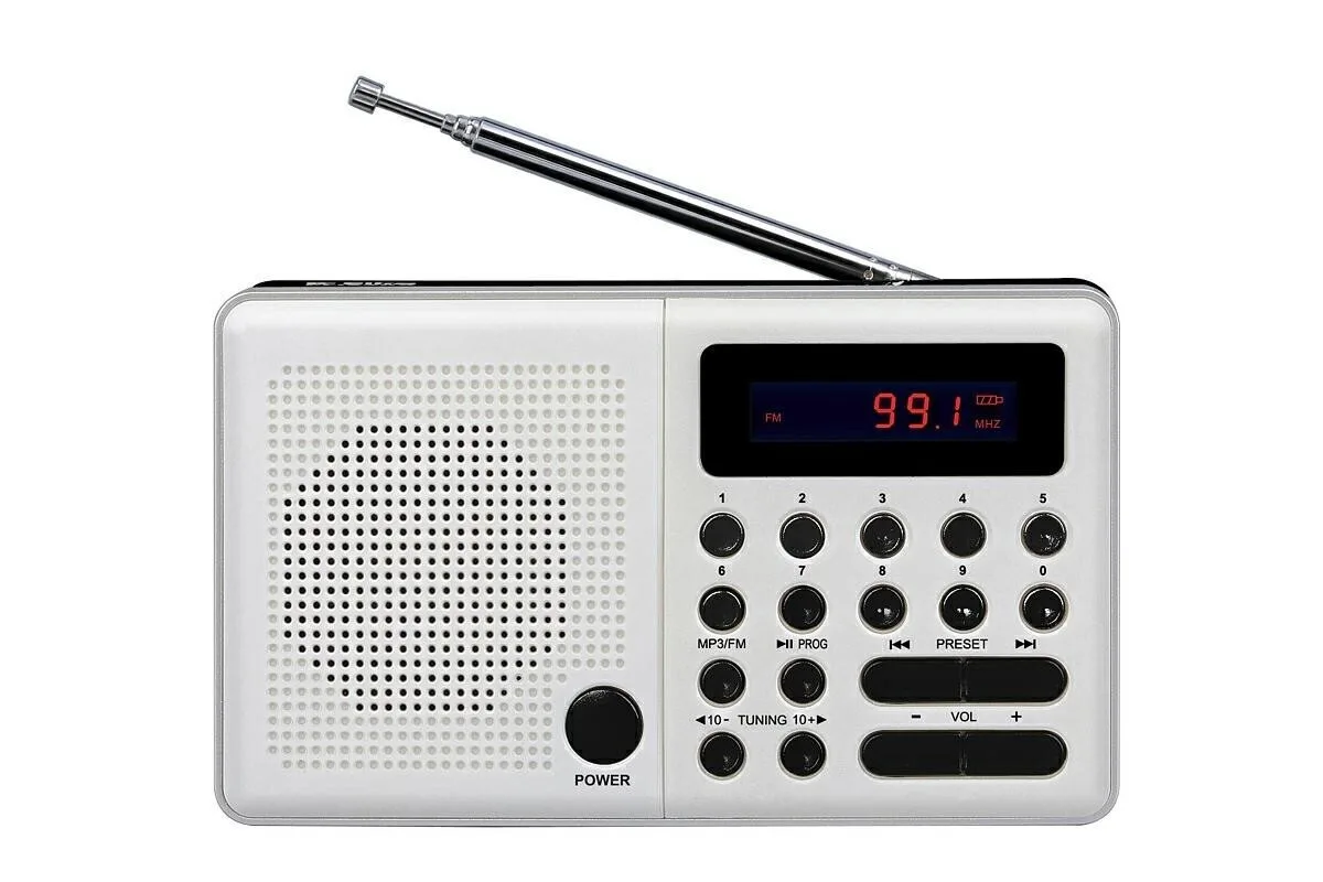 20250710134327_eltra_epitrapezio_radiofono_me_usb_leyko Eltra Επιτραπέζιο Ραδιόφωνο με USB Λευκό - Image 1