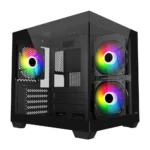 FSP/Fortron S140 Gaming Mini Tower Κουτί Υπολογιστή με ARGB Φωτισμό Μαύρο