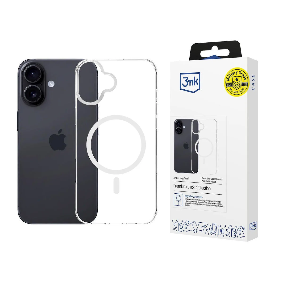 20250711110505_3mk_armor_wallet_plastiko_diafano_iphone_17 3MK Armor Wallet Πλαστικό Διάφανο (iPhone 17) - Image 1