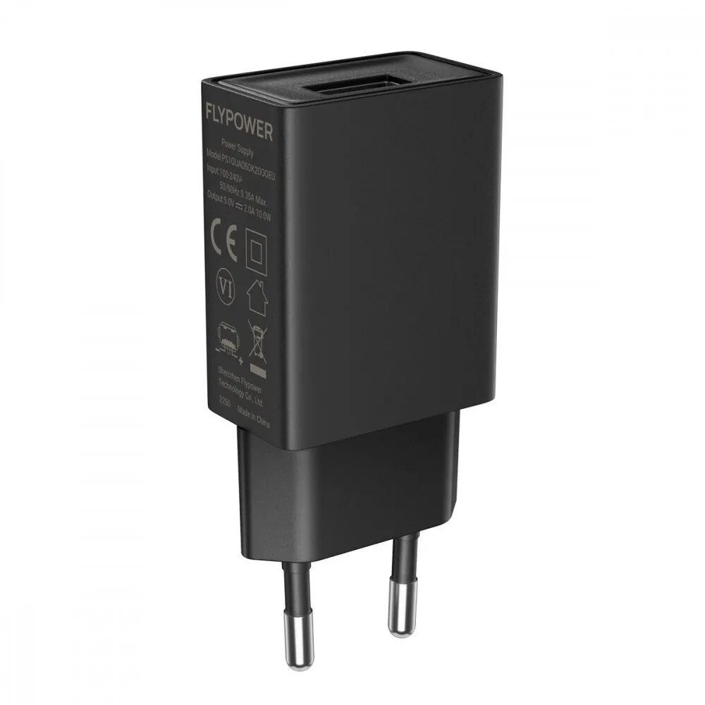 20250714120617_oukitel_fortistis_choris_kalodio_me_thyra_usb_a_10w_mayros_char_10w_ol Oukitel Φορτιστής Χωρίς Καλώδιο με Θύρα USB-A 10W Μαύρος - Image 1