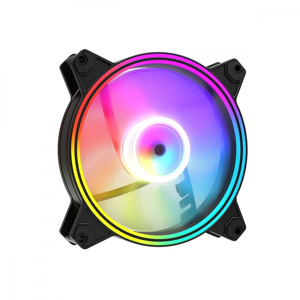 Modecom Volcano Apex Case Fan 120mm με ARGB Φωτισμό και Σύνδεση 3-Pin - Image 1