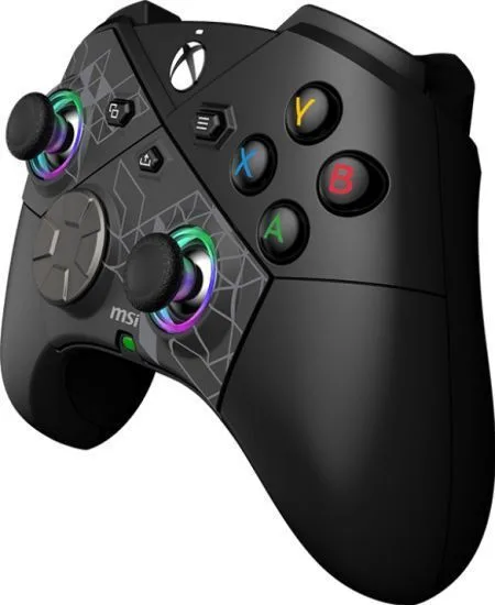 20250714143547_msi_force_pro_wireless_gamepad_gia_pc_xbox_one_xbox_series_mayro MSI Force Pro Wireless Gamepad για PC / Xbox One / Xbox Series Μαύρο - Image 1