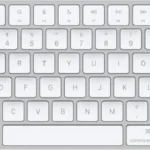 Apple Magic Ασύρματο Bluetooth Πληκτρολόγιο Αγγλικό UK Συμβατό με Mac Λευκό