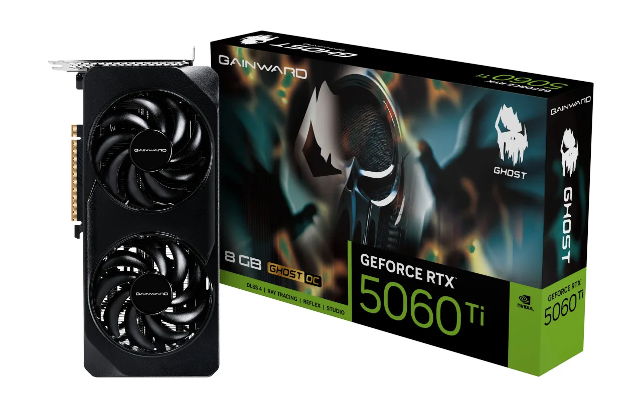 20250721153943_gainward_geforce_rtx_5060_ti_8gb_gddr7_ghost_oc_karta_grafikon_ne7506tt19p1_gb2062b Gainward GeForce RTX 5060 Ti 8GB GDDR7 Ghost OC Κάρτα Γραφικών - Image 1