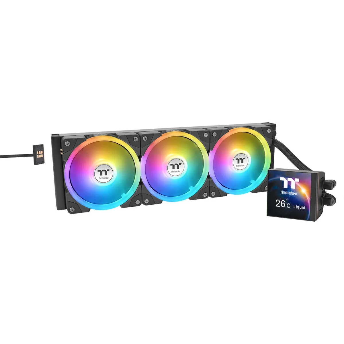 Thermaltake MAGFloe 420 Ultra Υδρόψυξη Επεξεργαστή Τριπλού Ανεμιστήρα 120mm για Socket AM4/AM5/1700/1200/115x με ARGB Φωτισμό - Image 1
