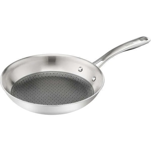 Tefal Eternal Mesh Τηγάνι από Ανοξείδωτο Ατσάλι με Αντικολλητική Επίστρωση 32cm E49706 - Image 1