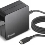 Yenkee Φορτιστής με Ενσωματωμένο Καλώδιο USB-C 100W Power Delivery Μαύρος (YAU C100)