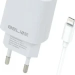 Beline Φορτιστής με Θύρα USB-C και Καλώδιο USB-C - Lightning 20W Power Delivery Λευκός (U03)